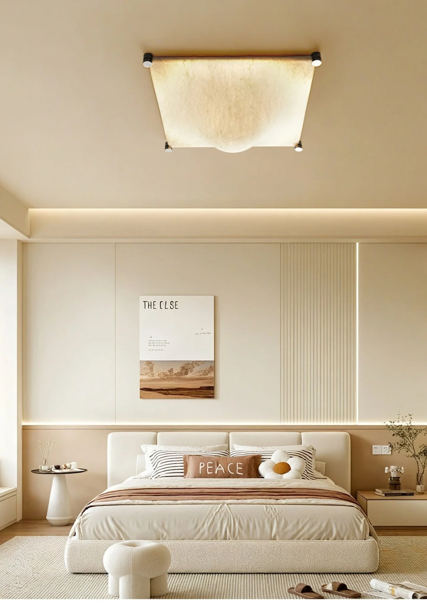 Panel Rustic Silk Wall Light - Image 9