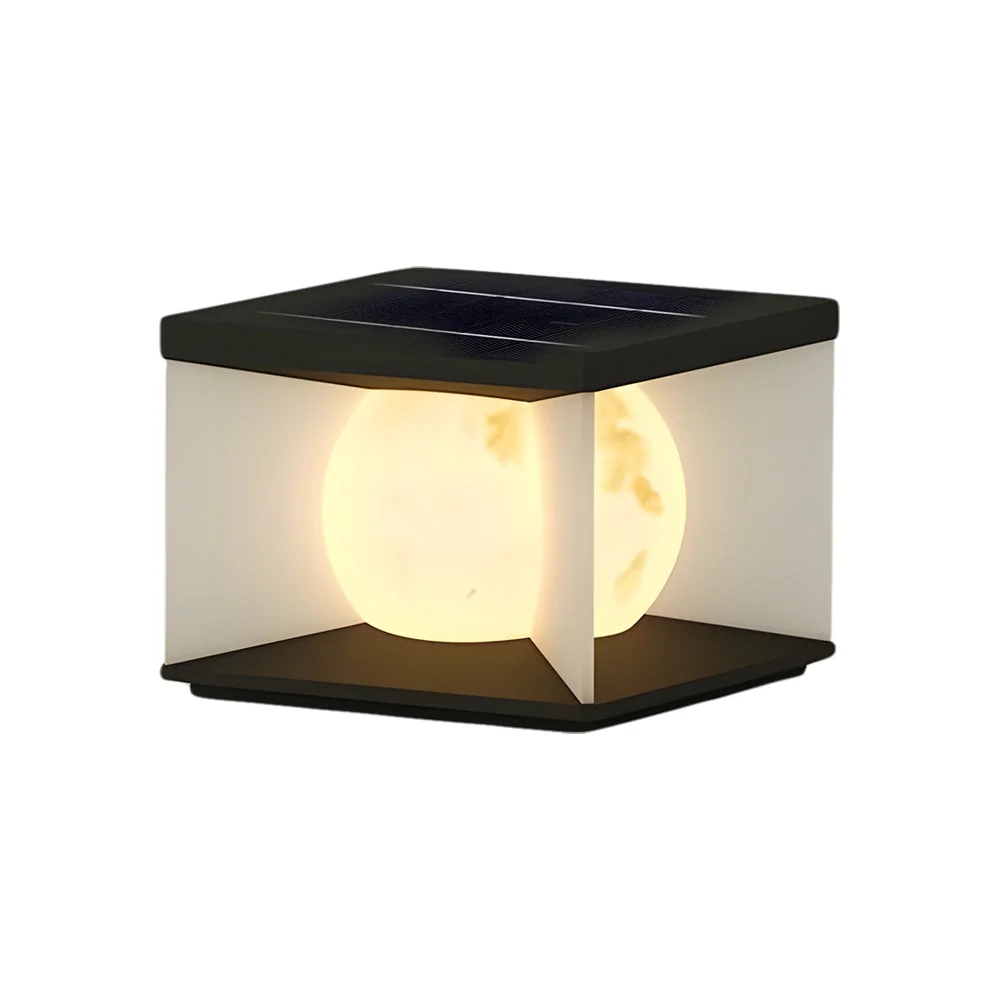 Panora Square Lampshade Steel Outdoor Pillar lights - Image 10
