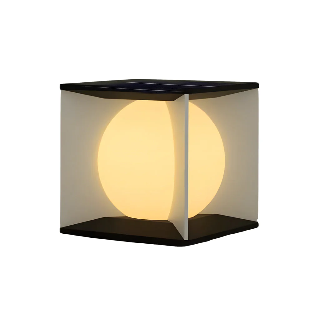 Panora Square Lampshade Steel Outdoor Pillar lights - Image 11