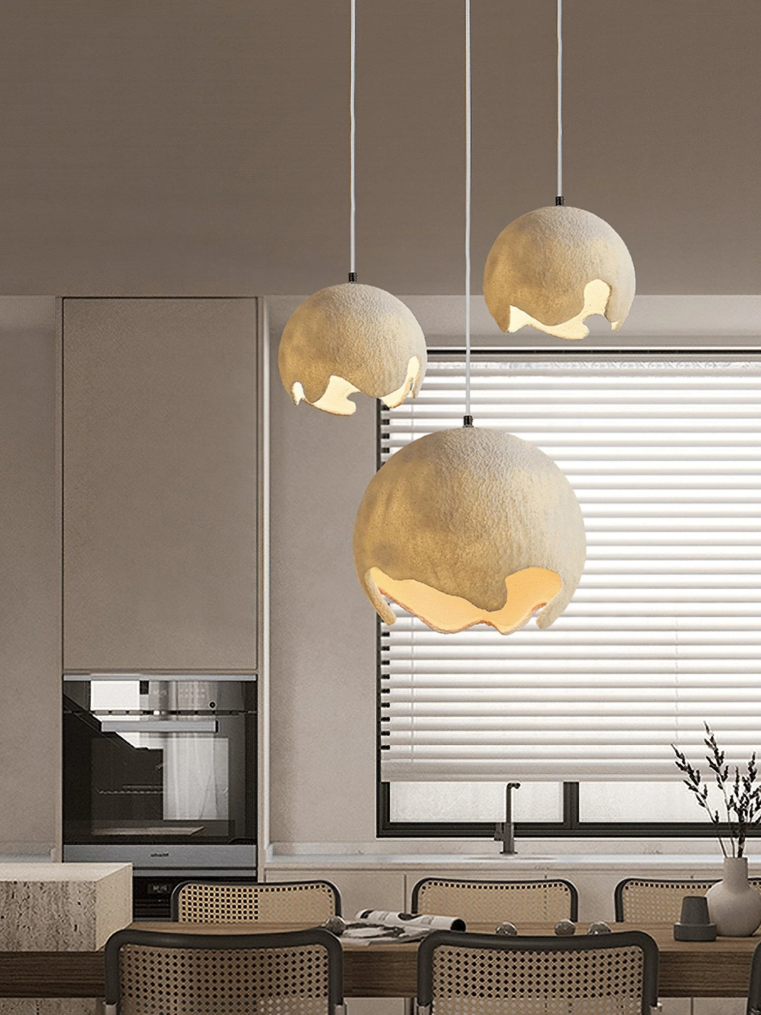 Patrick Wabi-Sabi Resin Pendant Light - Image 16