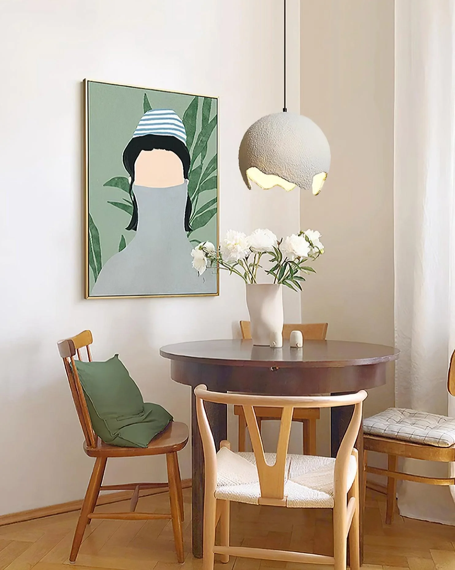 Patrick Wabi-Sabi Resin Pendant Light - Image 2