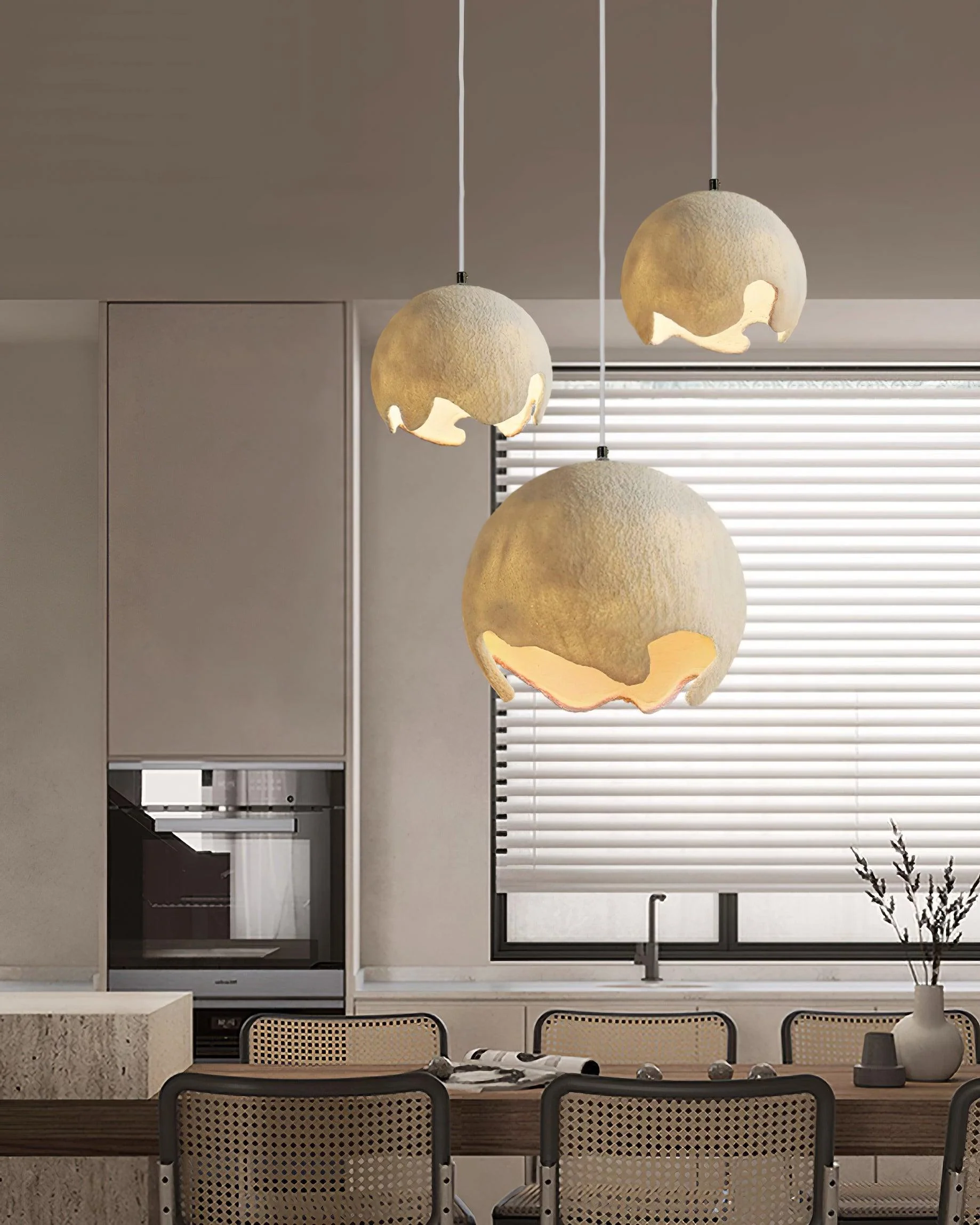 Patrick Wabi-Sabi Resin Pendant Light - Image 30