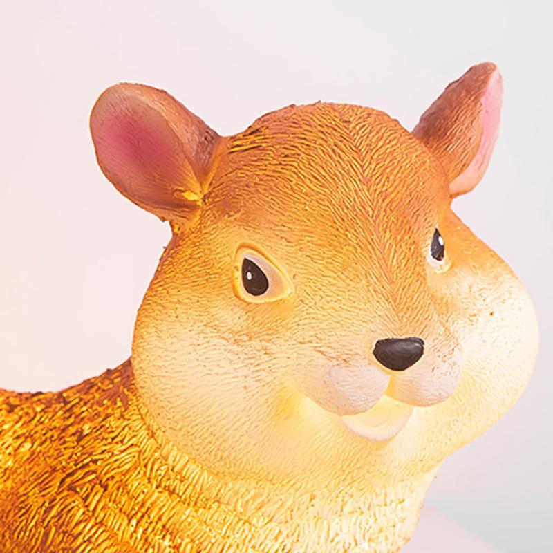Paulette Squirrel Modern LED Landscape Resin Outdoor Light - Image 5