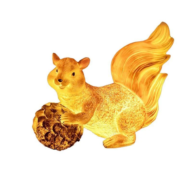 Paulette Squirrel Modern LED Landscape Resin Outdoor Light - Image 7