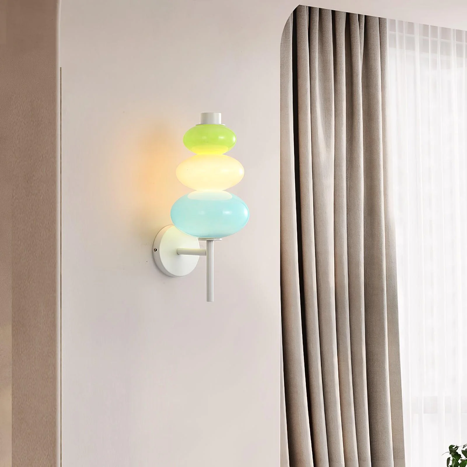 Pebble Modern Glass Wall Lamp - Image 7