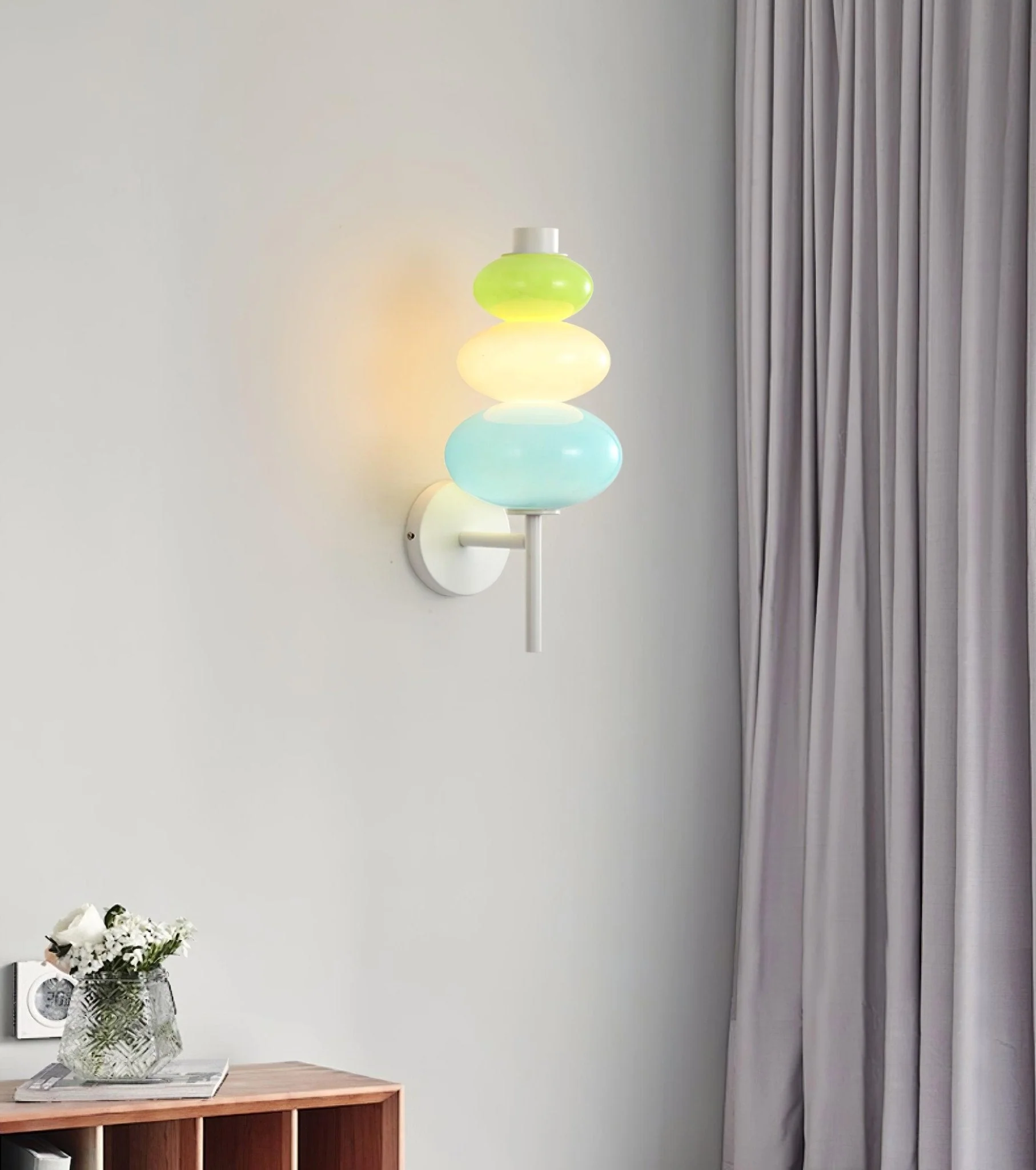 Pebble Modern Glass Wall Lamp - Image 9