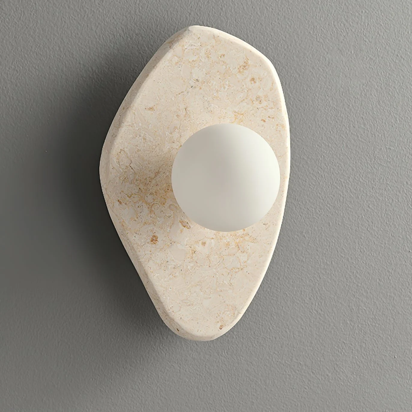 Pebble Rustic Marble Wall Light - Image 12