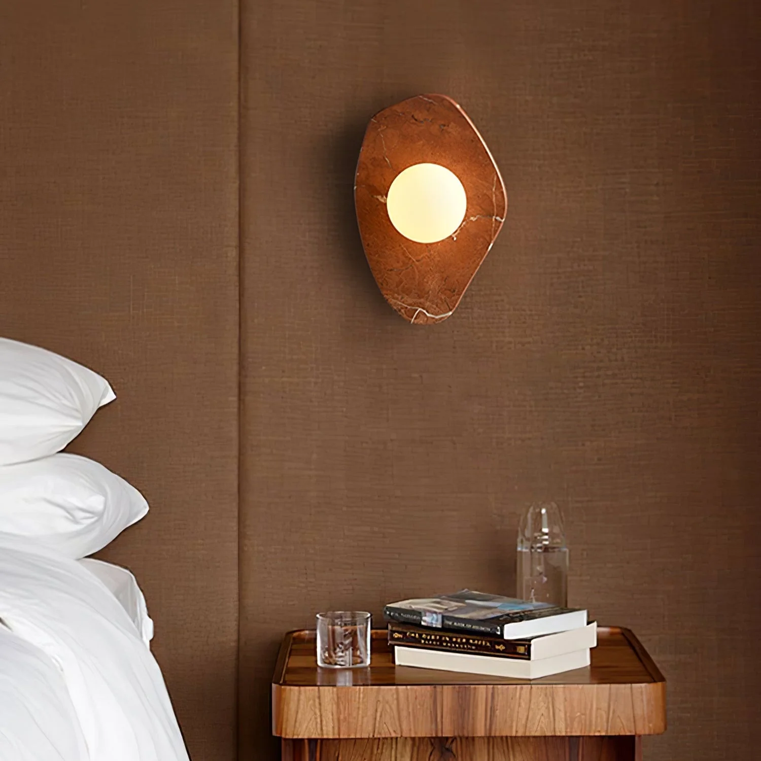 Pebble Rustic Marble Wall Light - Image 4