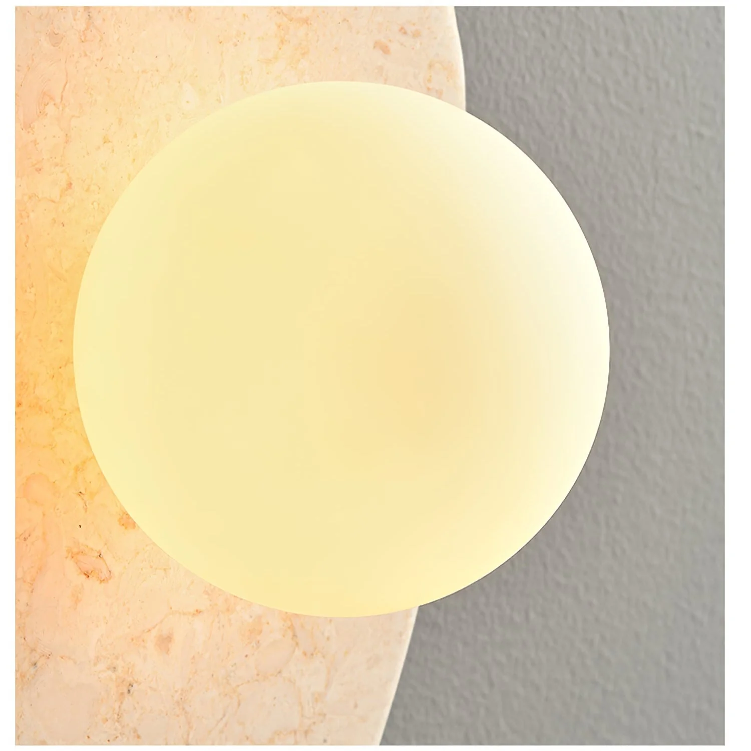 Pebble Rustic Marble Wall Light - Image 5