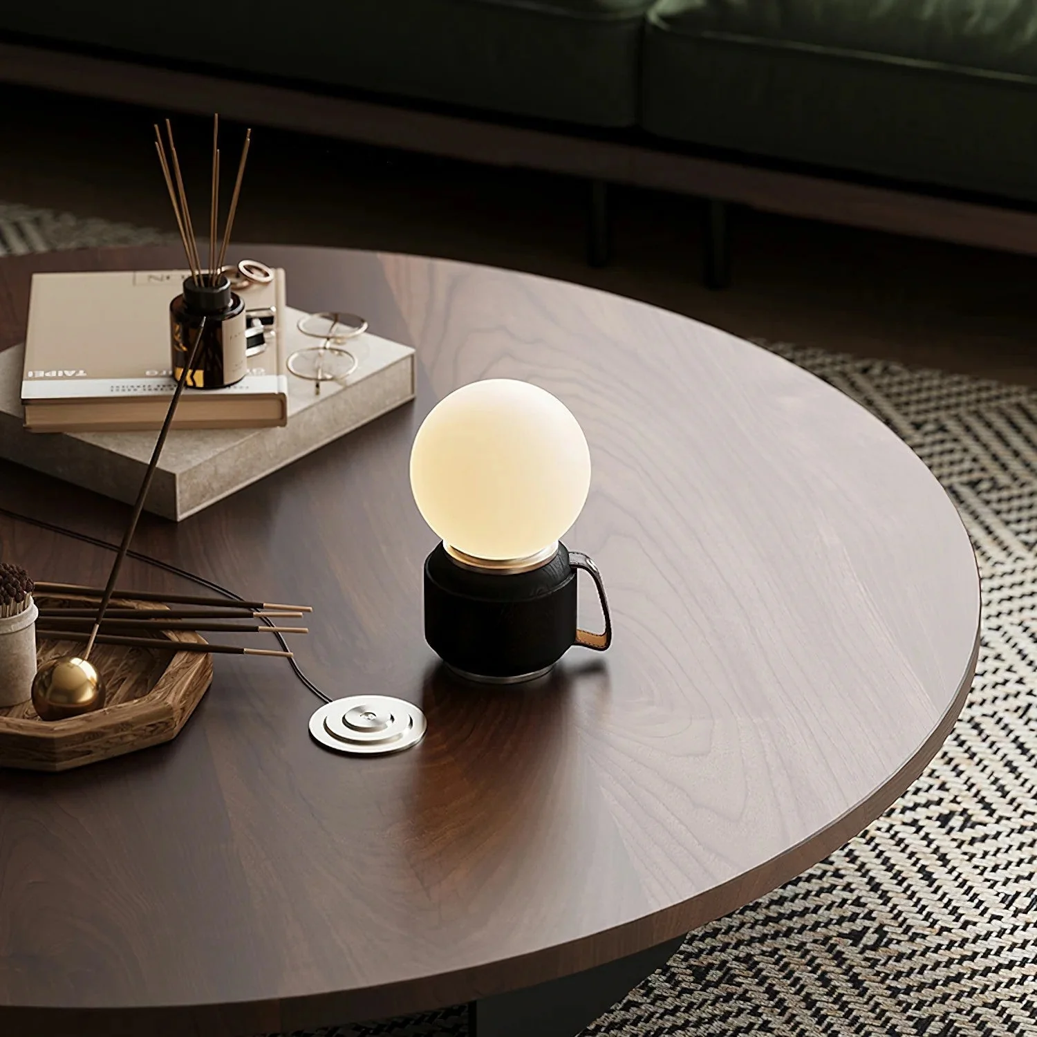 Peboland Modern Glass Table Lamp - Image 10
