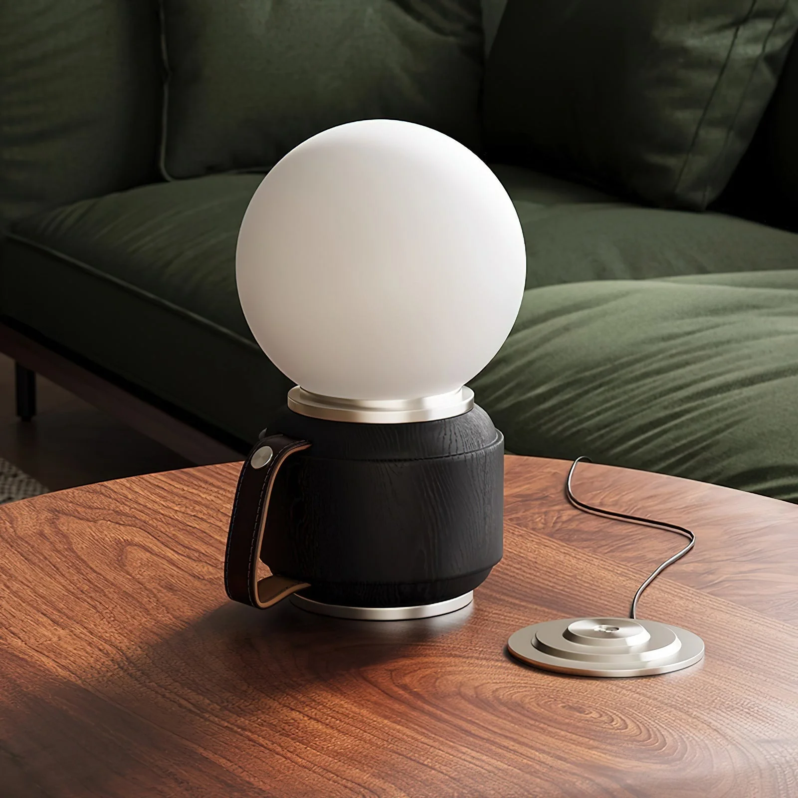 Peboland Modern Glass Table Lamp - Image 3
