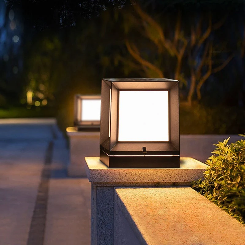 Penelope Creative Modern Outdoor Post Lamp - Image 2