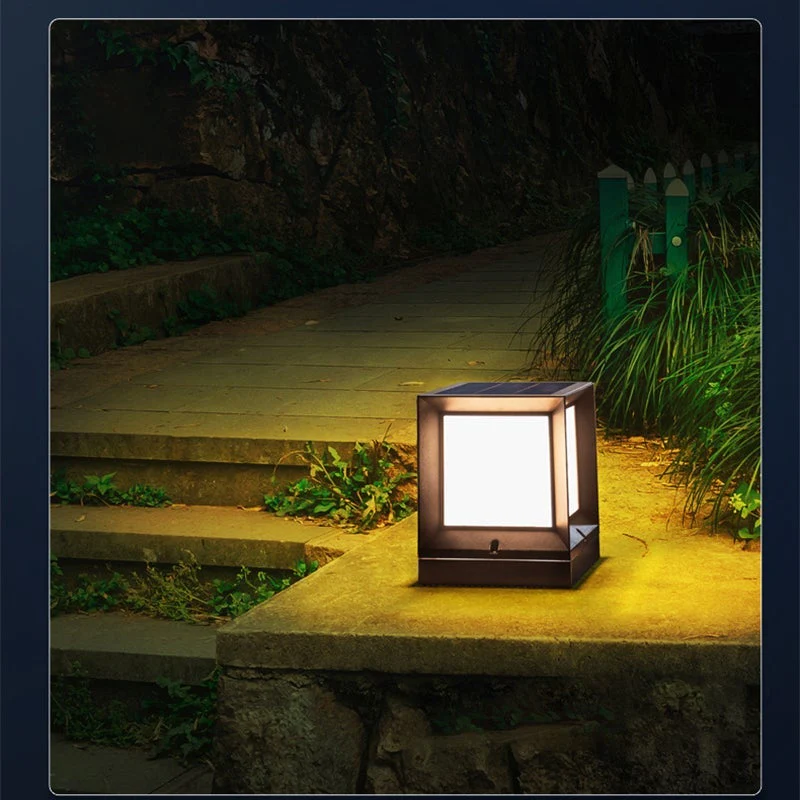 Penelope Creative Modern Outdoor Post Lamp - Image 6