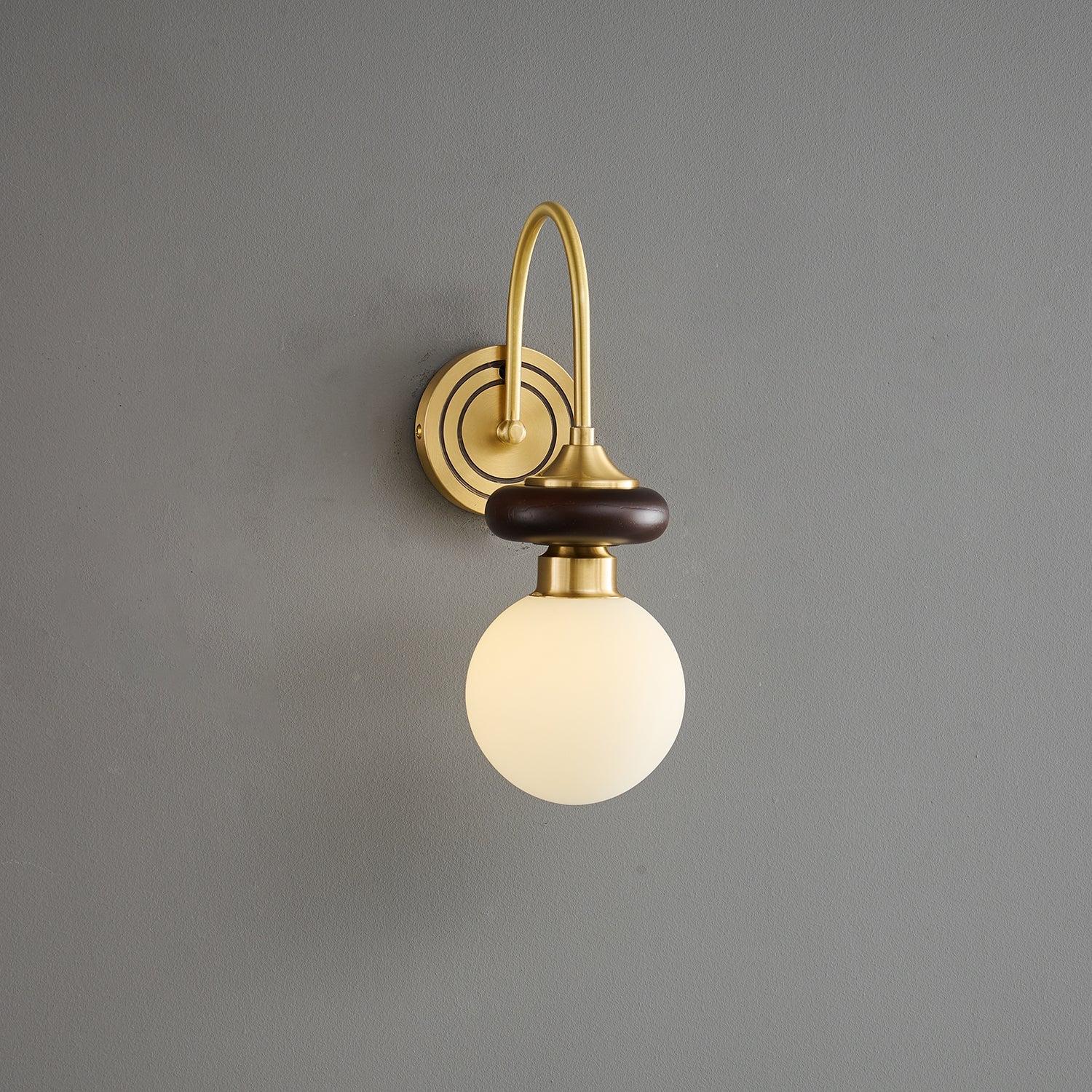 Perry Wall Lamp Premium Nordic Art Walnut Glass - Image 19