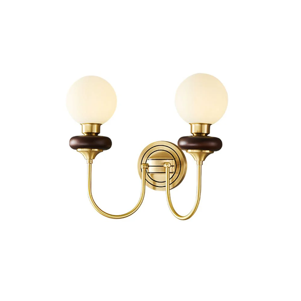 Perry Wall Lamp Premium Nordic Art Walnut Glass - Image 29