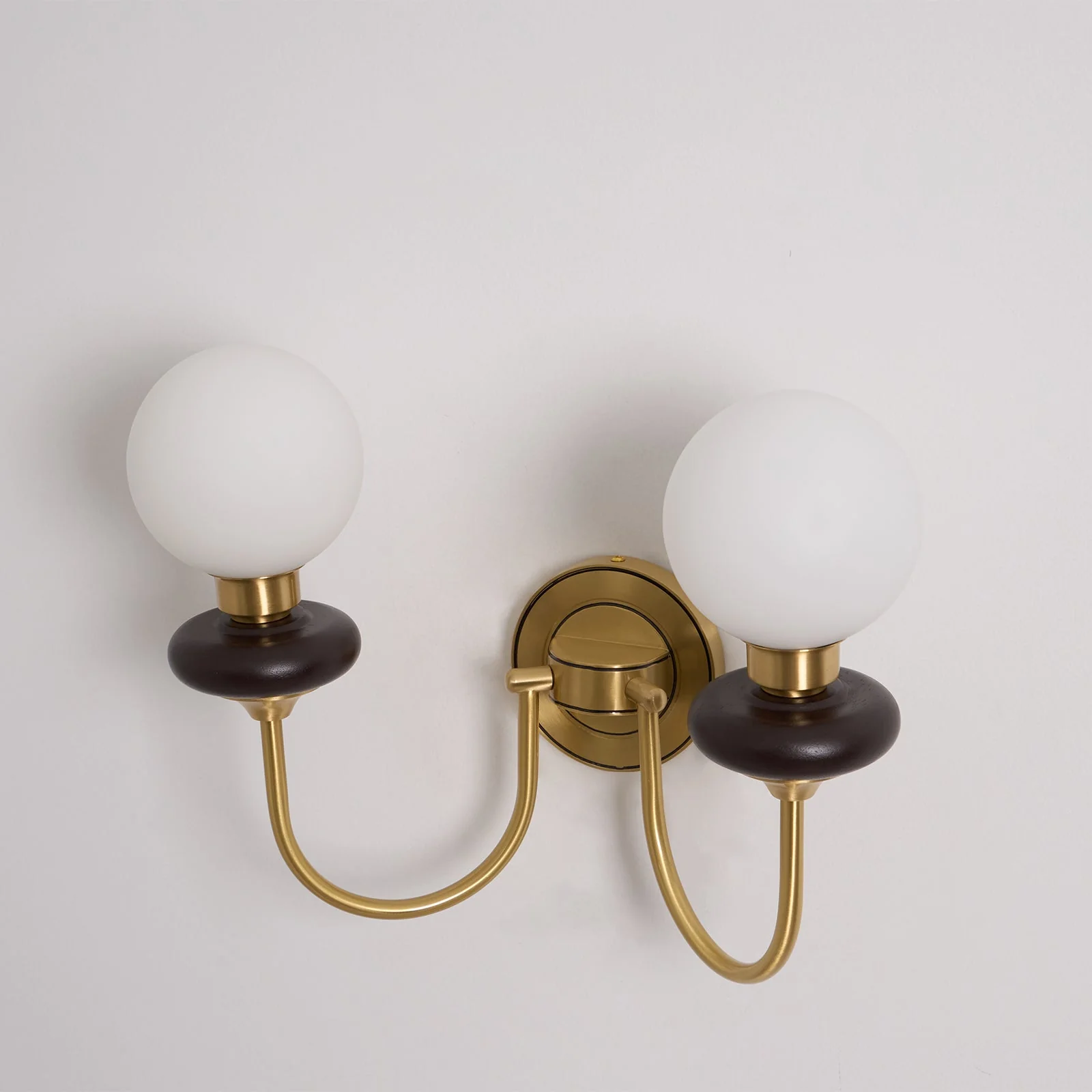 Perry Wall Lamp Premium Nordic Art Walnut Glass - Image 7