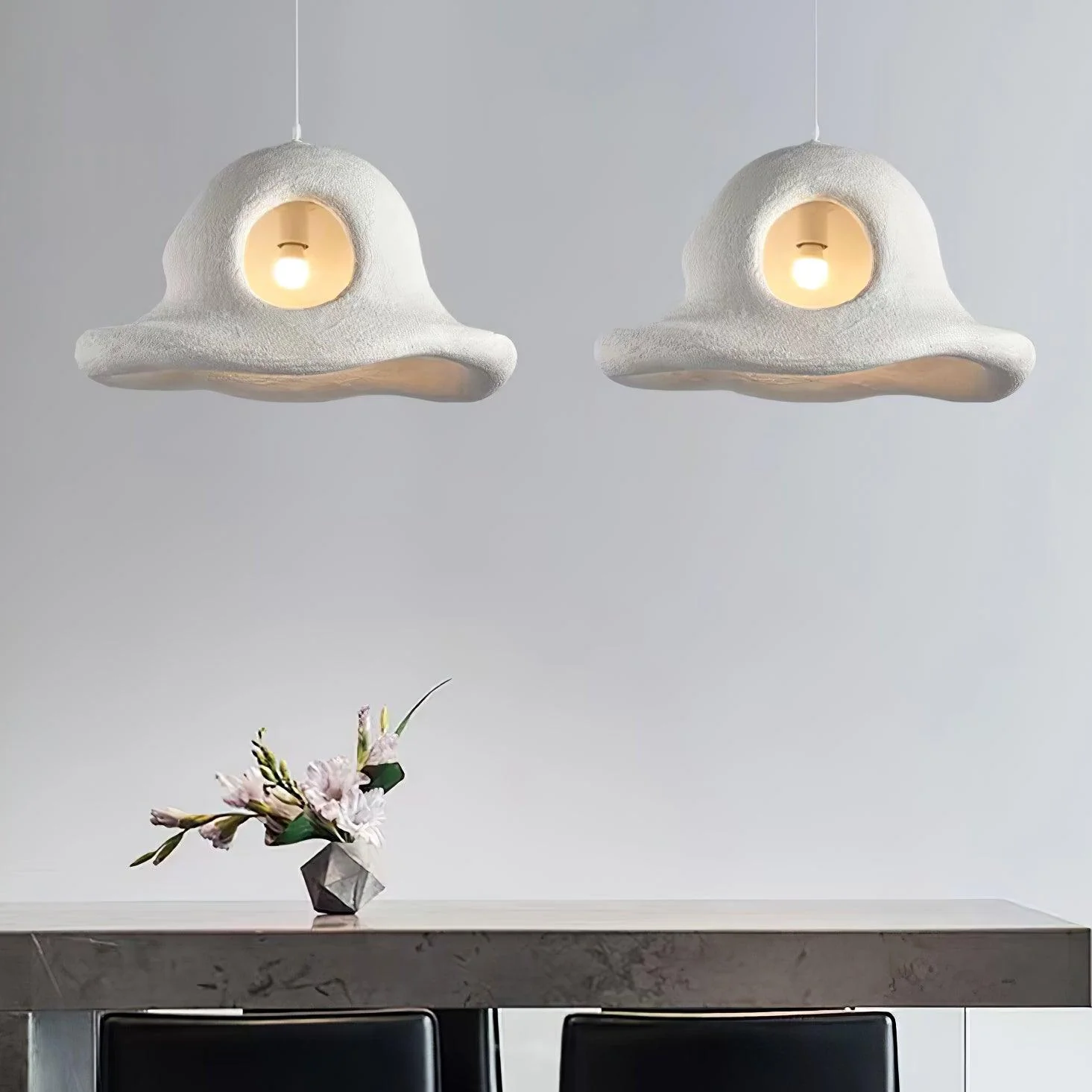 Alnorel Individual Creativity Hat Wabi Pendant Light - Image 17