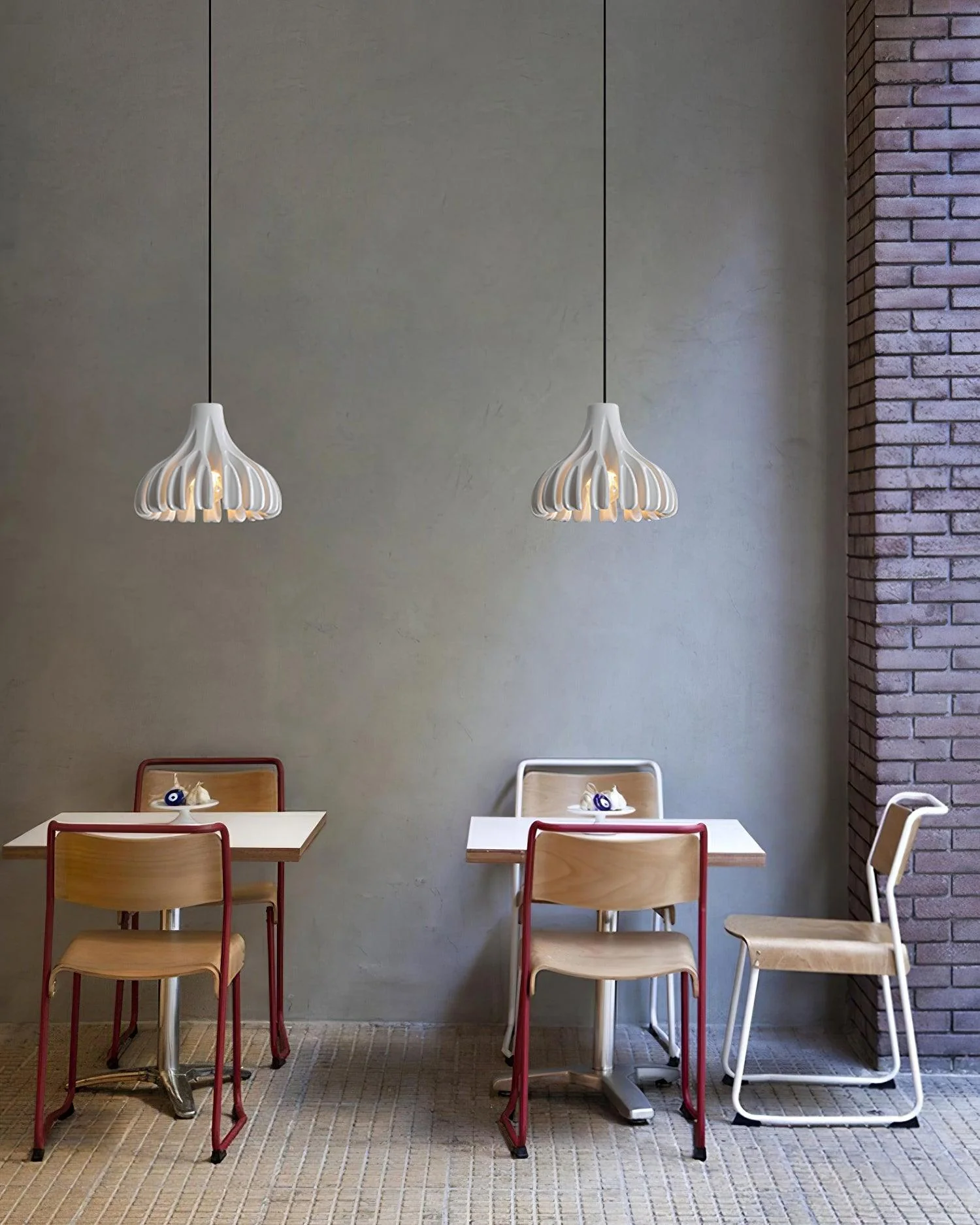 Petal Coral Resin Pendant Lamp - Image 12