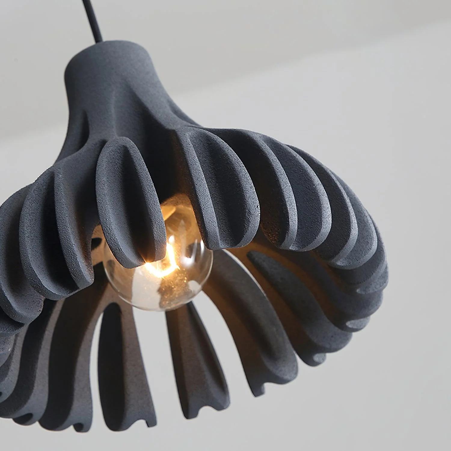 Petal Coral Resin Pendant Lamp - Image 13