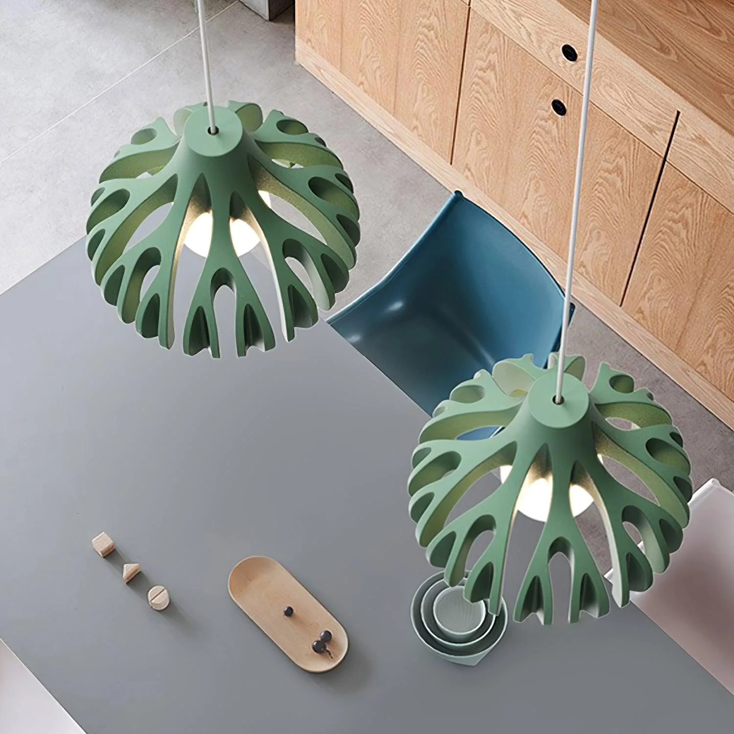 Petal Coral Resin Pendant Lamp - Image 23