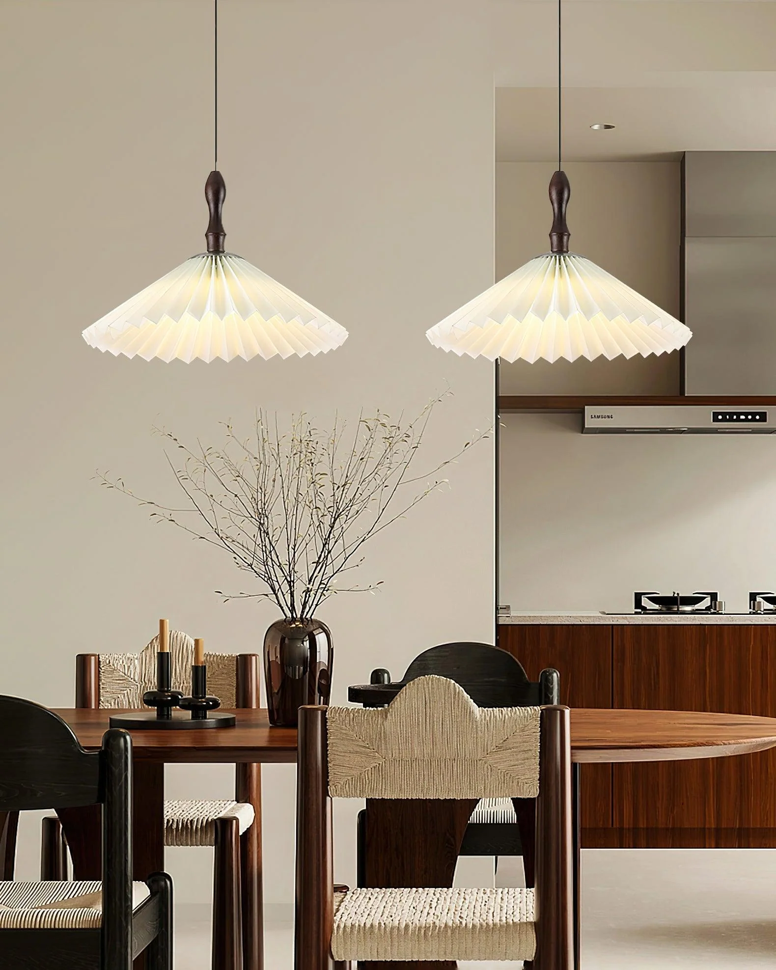 Petal Fashion Wood Pendant Lamp - Image 10