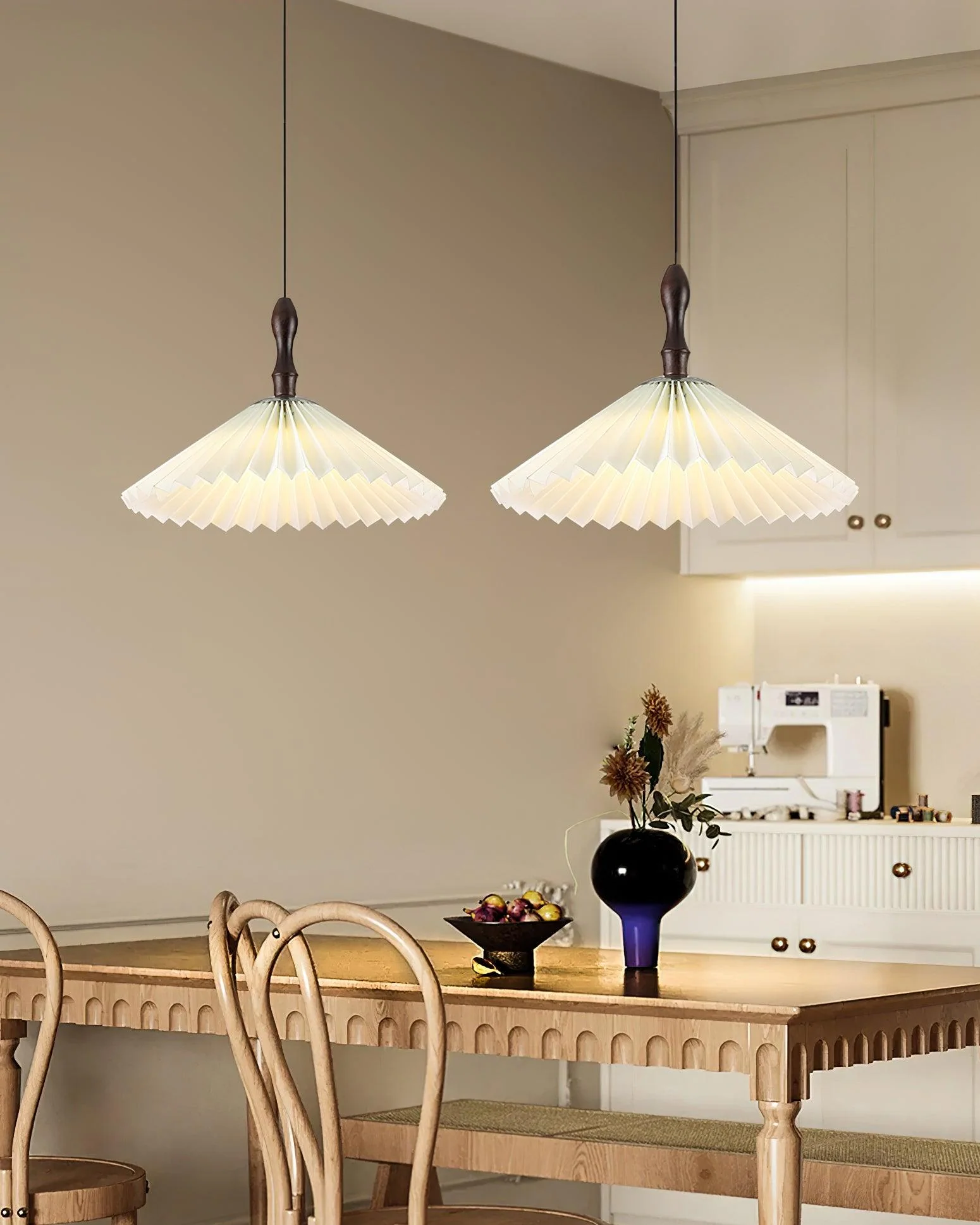 Petal Fashion Wood Pendant Lamp - Image 12