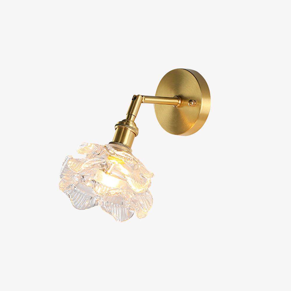Petal Vintage Brass Wall Lamp - Image 10
