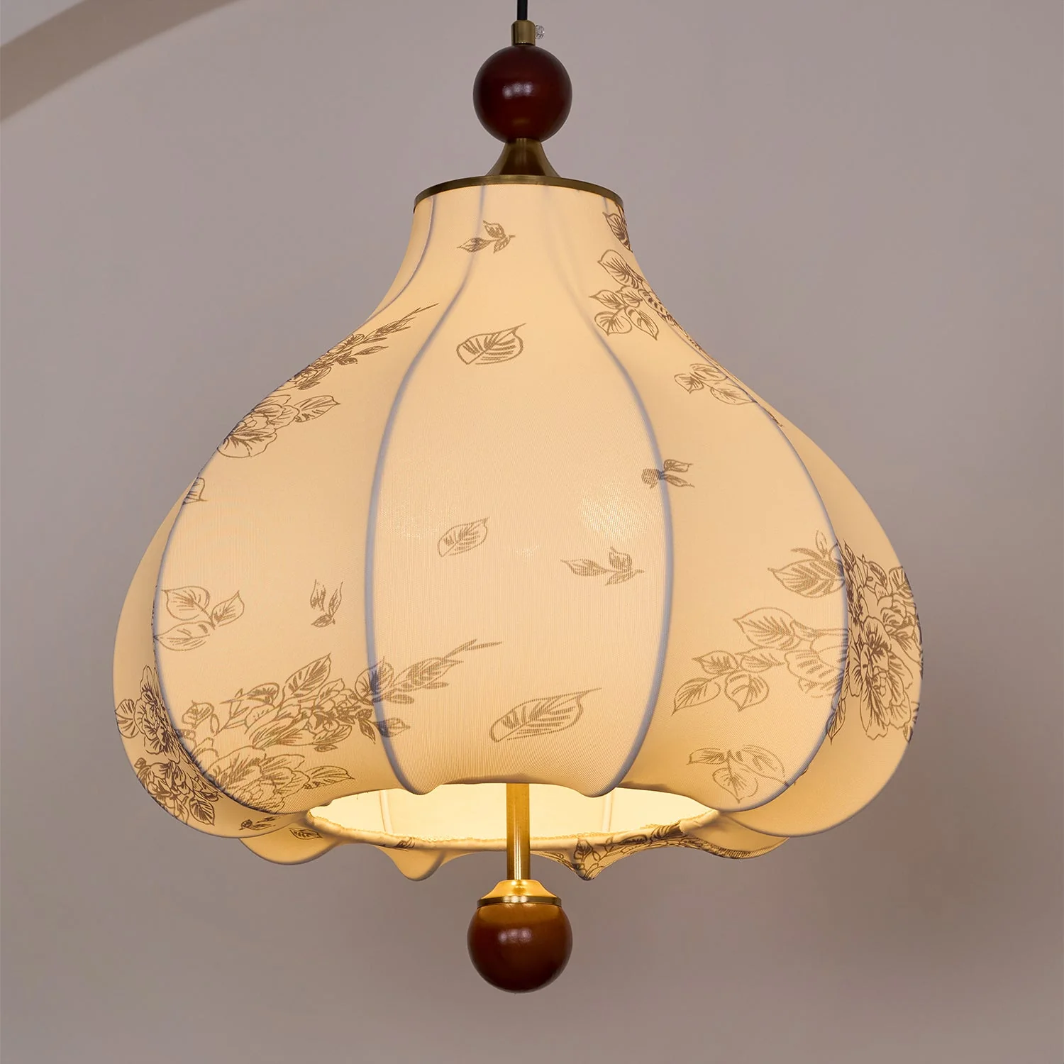 Petal Vintage Wood Pendant Lamp - Image 22
