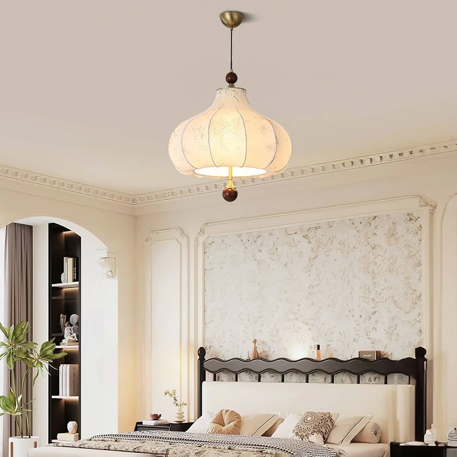 Petal Vintage Wood Pendant Lamp - Image 32