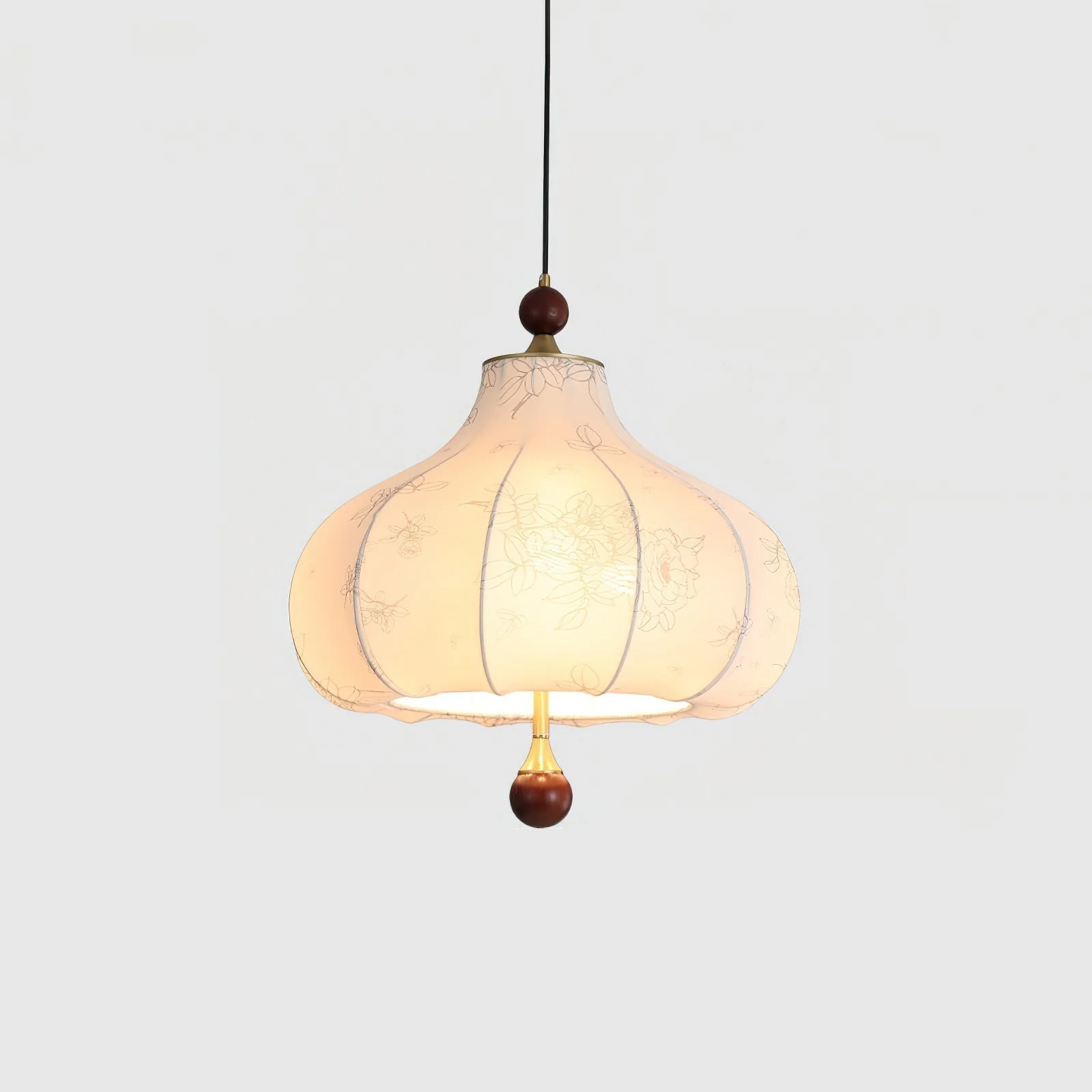 Petal Vintage Wood Pendant Lamp - Image 35