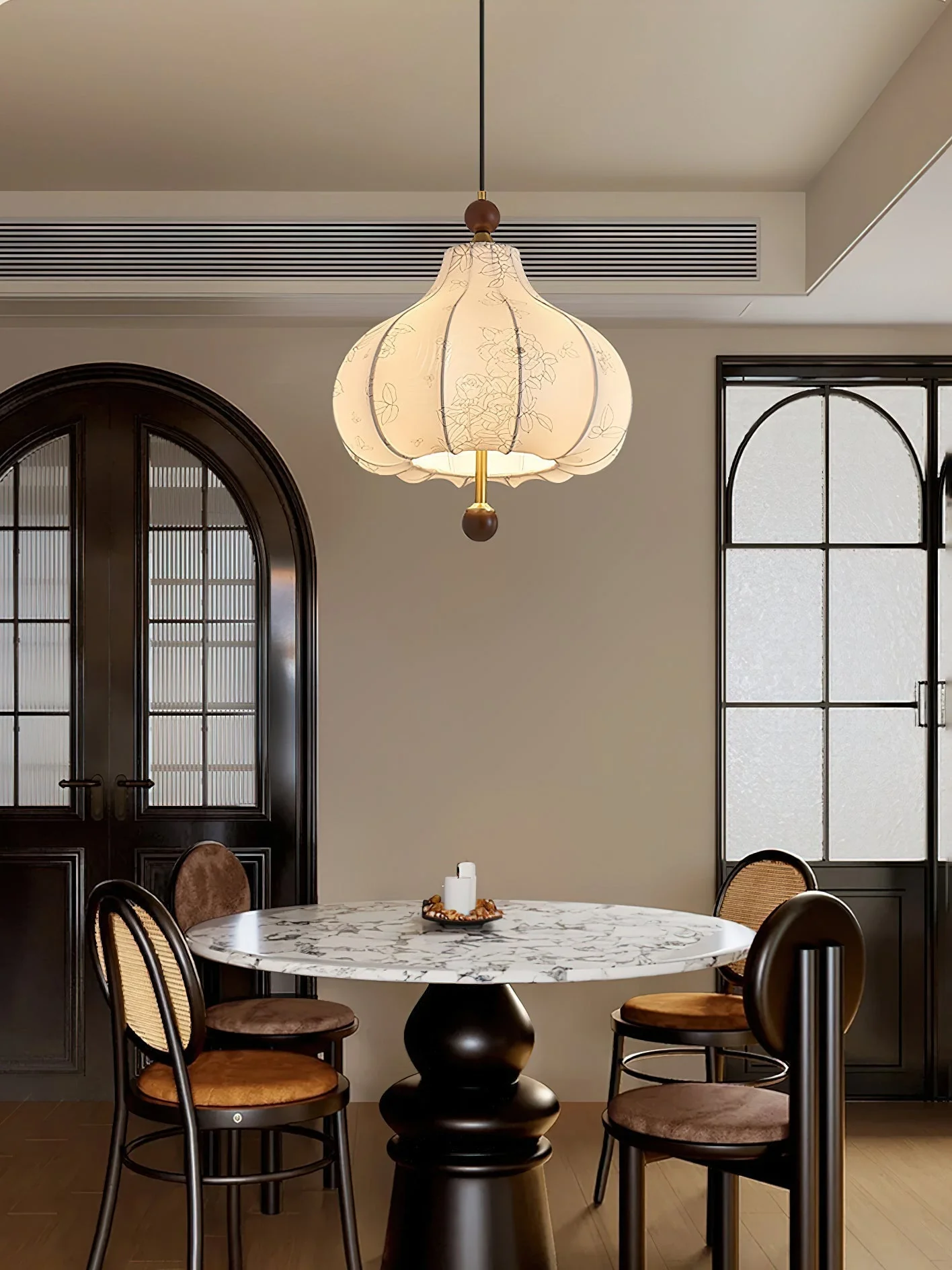 Petal Vintage Wood Pendant Lamp - Image 37