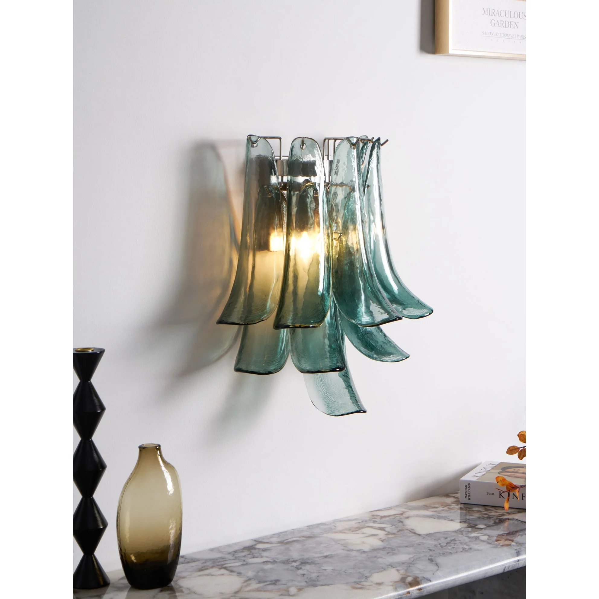 Petalo Contemporary Glass Wall Light - Image 14