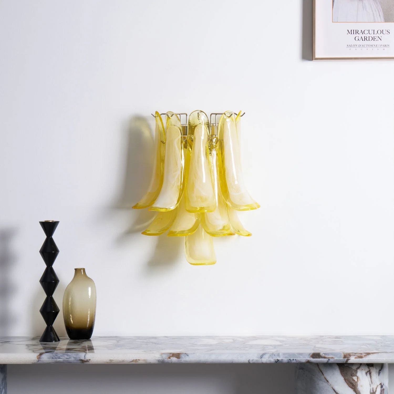 Petalo Contemporary Glass Wall Light - Image 8