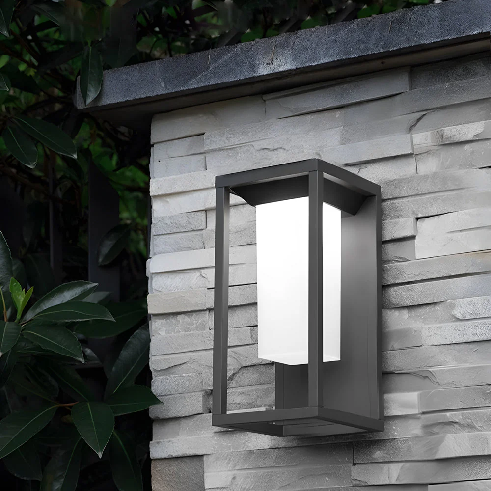 Phili LED Solar Modern Square Outdoor Wall Lights