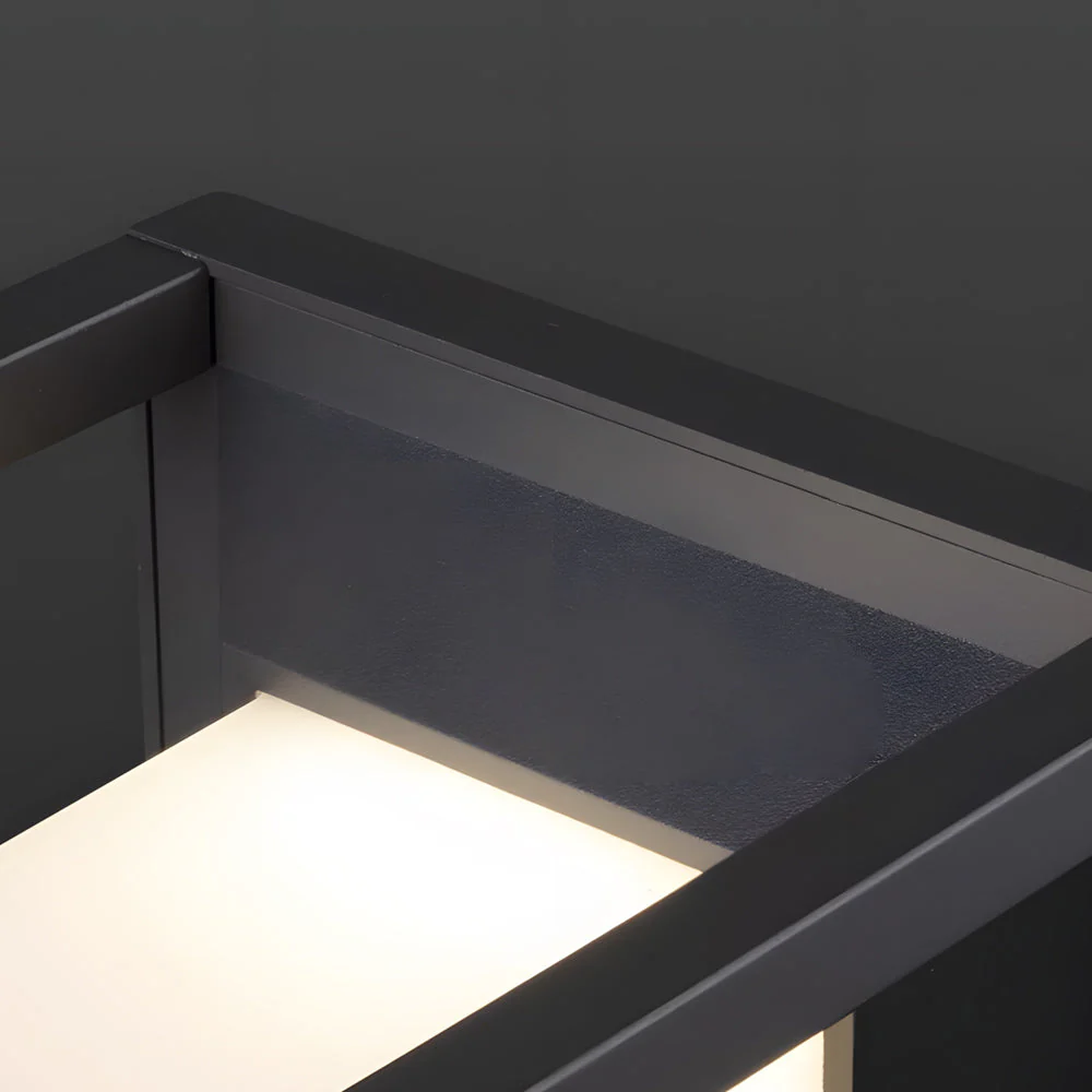 Phili LED Solar Modern Square Outdoor Wall Lights - Image 4
