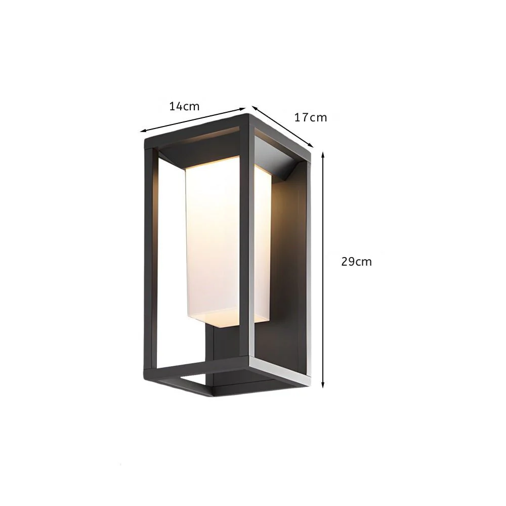 Phili LED Solar Modern Square Outdoor Wall Lights - Image 6