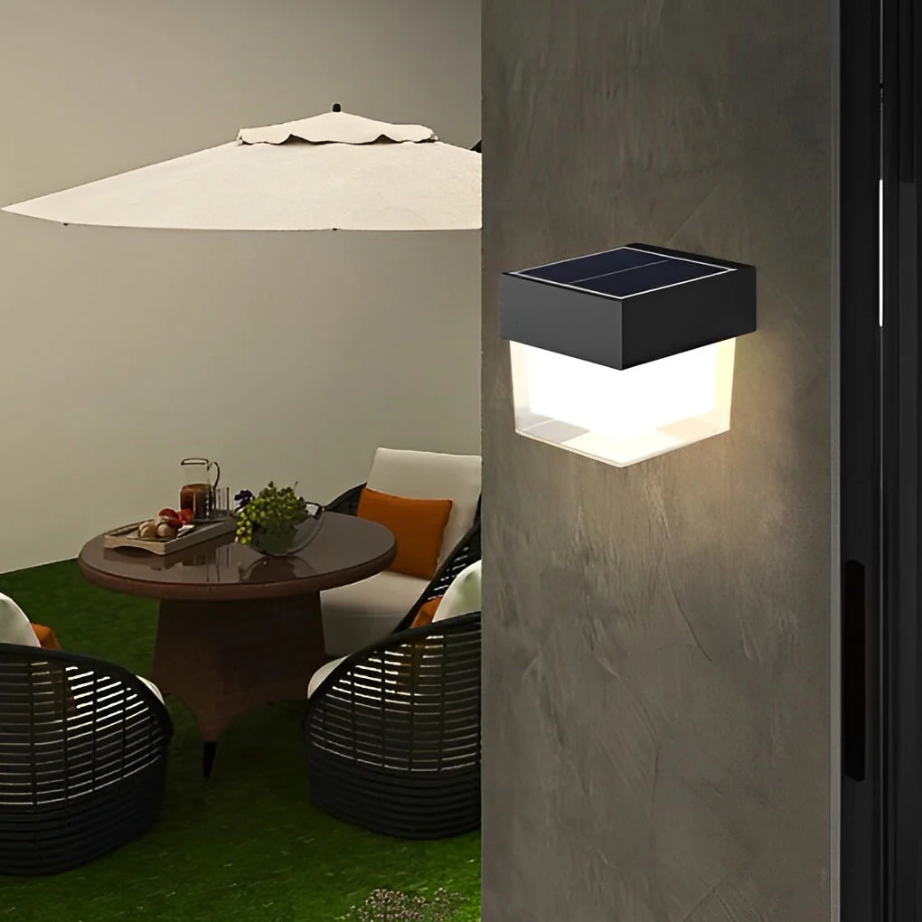 Philipa Square LED Minimalist Outdoor Wall Lights