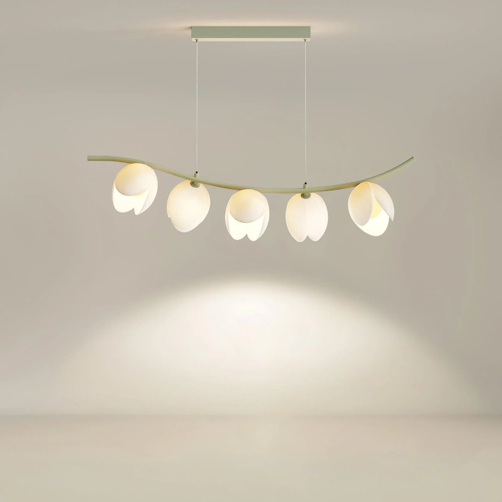 Pistachio Elegance Nordic Art Pendant Lamp - Image 11
