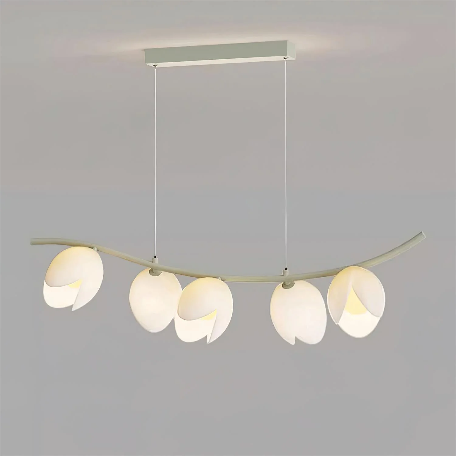 Pistachio Elegance Nordic Art Pendant Lamp - Image 15