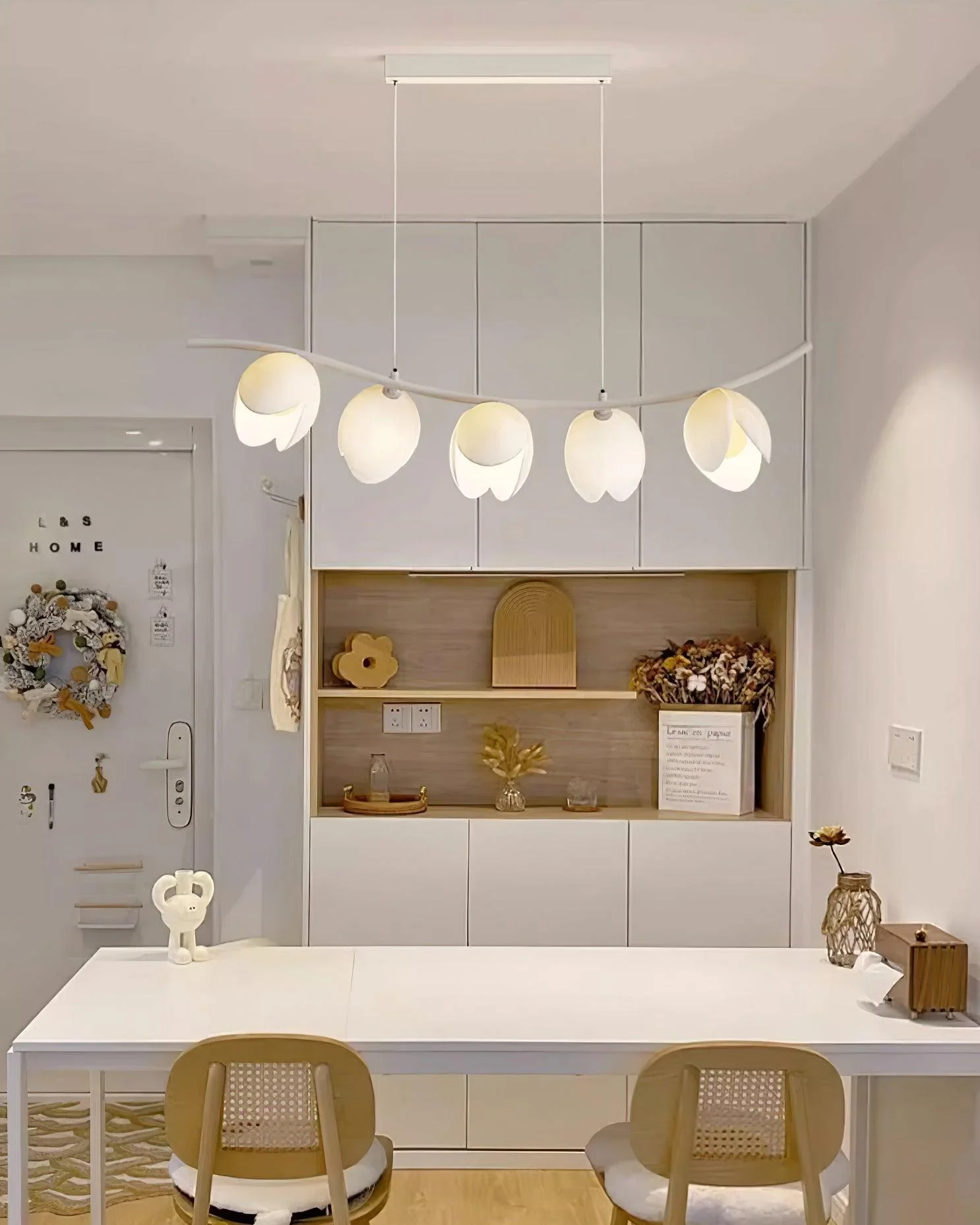Pistachio Elegance Nordic Art Pendant Lamp - Image 5