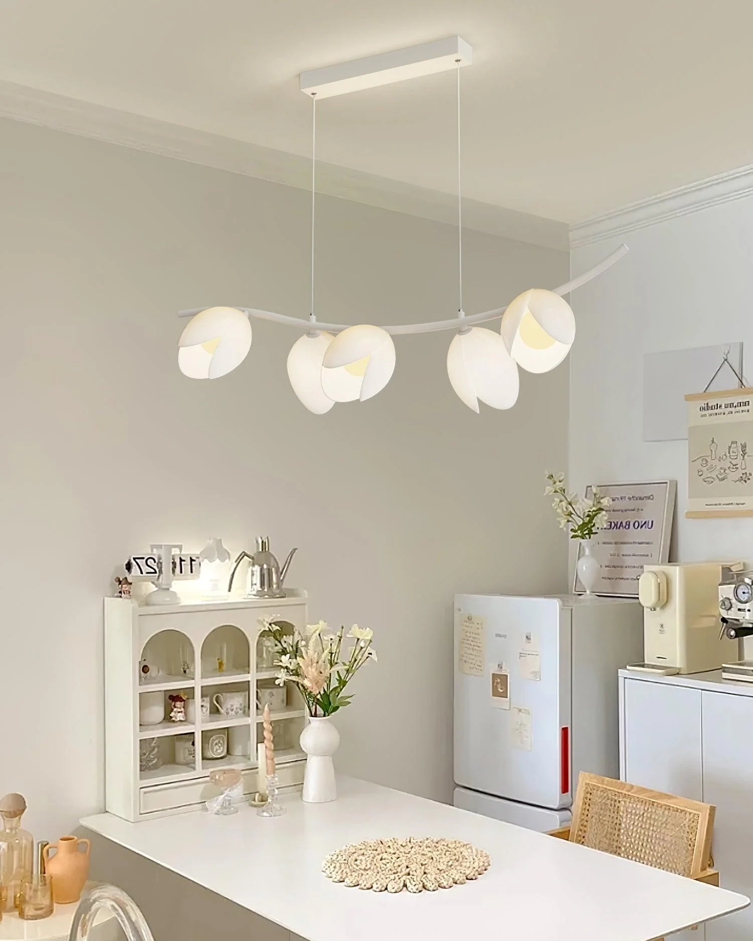 Pistachio Elegance Nordic Art Pendant Lamp - Image 8