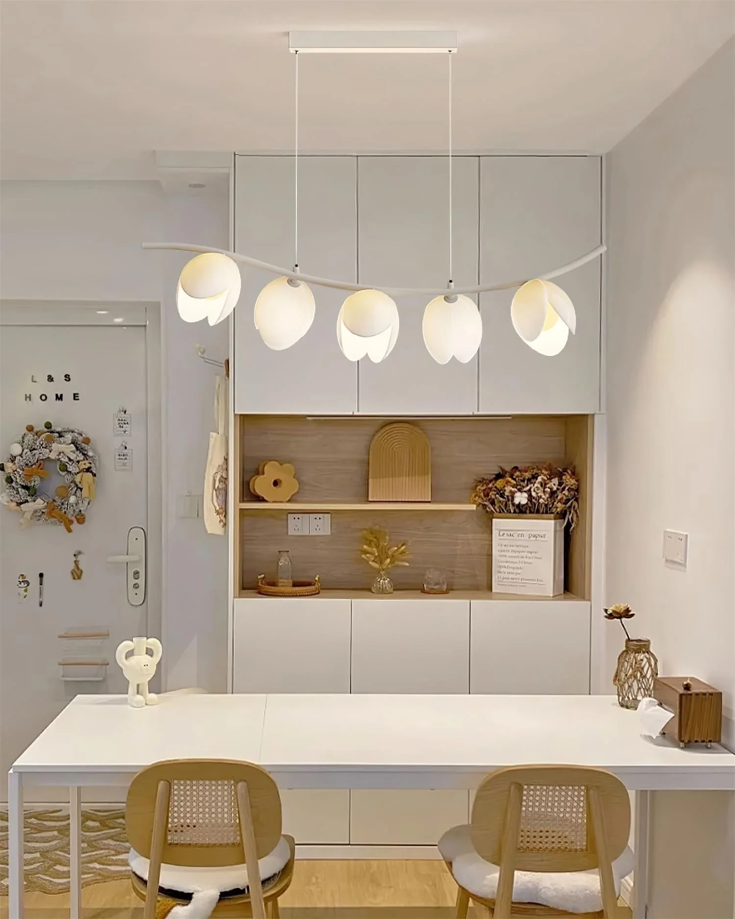 Pistachio Elegance Nordic Art Pendant Lamp - Image 9