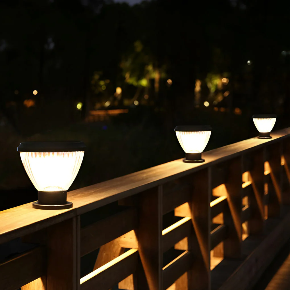 Plans Round LED Modern Outdoor Post Caps Pillar Light - Image 10