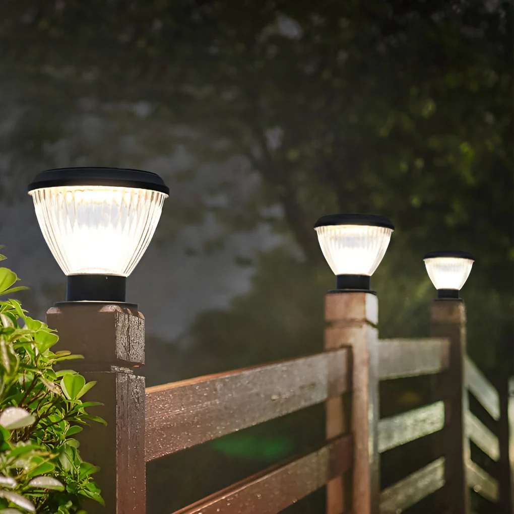 Plans Round LED Modern Outdoor Post Caps Pillar Light - Image 7