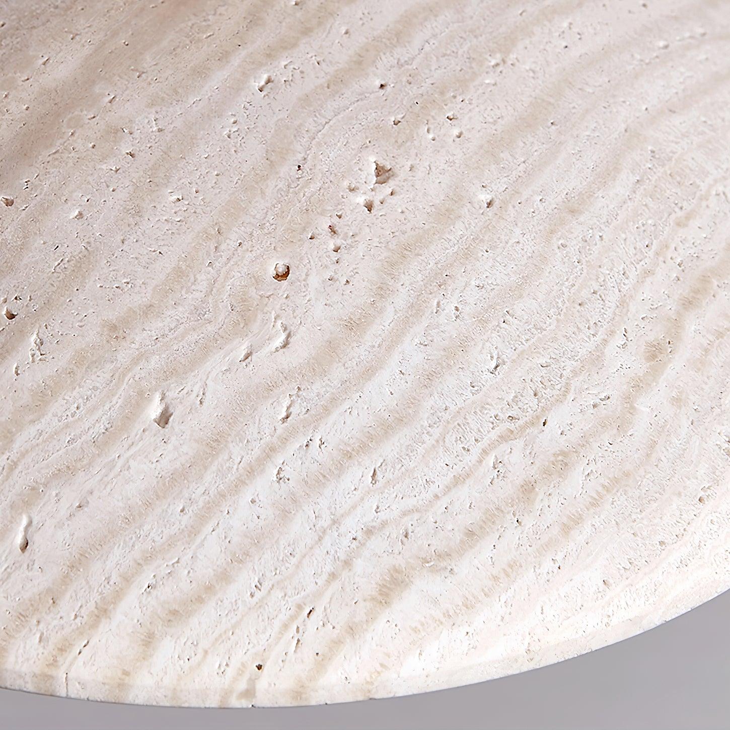 Plate Wabi-Sabi Travertine Pendant Light - Image 11