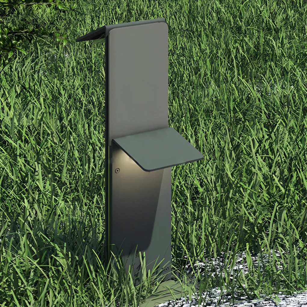 Praed Modern Vertical LED Steel Outdoor Pathway Lights - Image 4