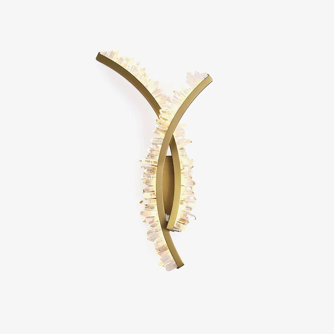 Prairie Premium Nordic Art Crystal Wall Light