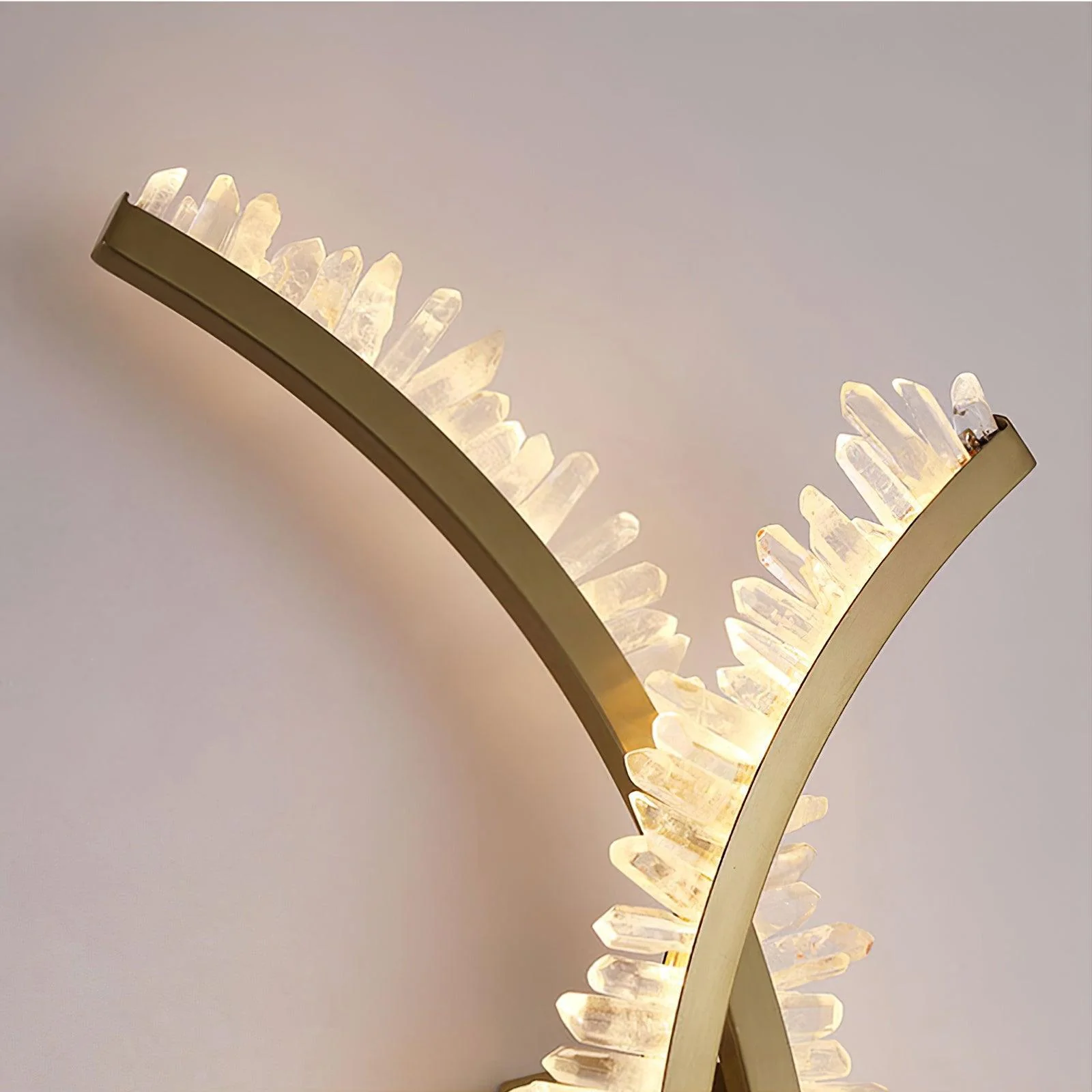 Prairie Premium Nordic Art Crystal Wall Light - Image 27