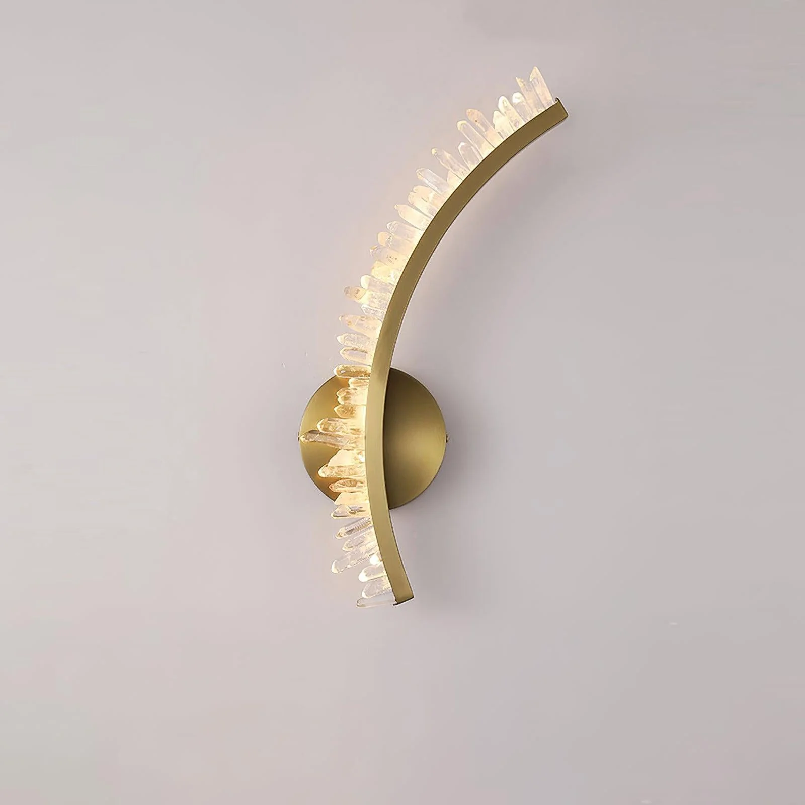Prairie Premium Nordic Art Crystal Wall Light - Image 8