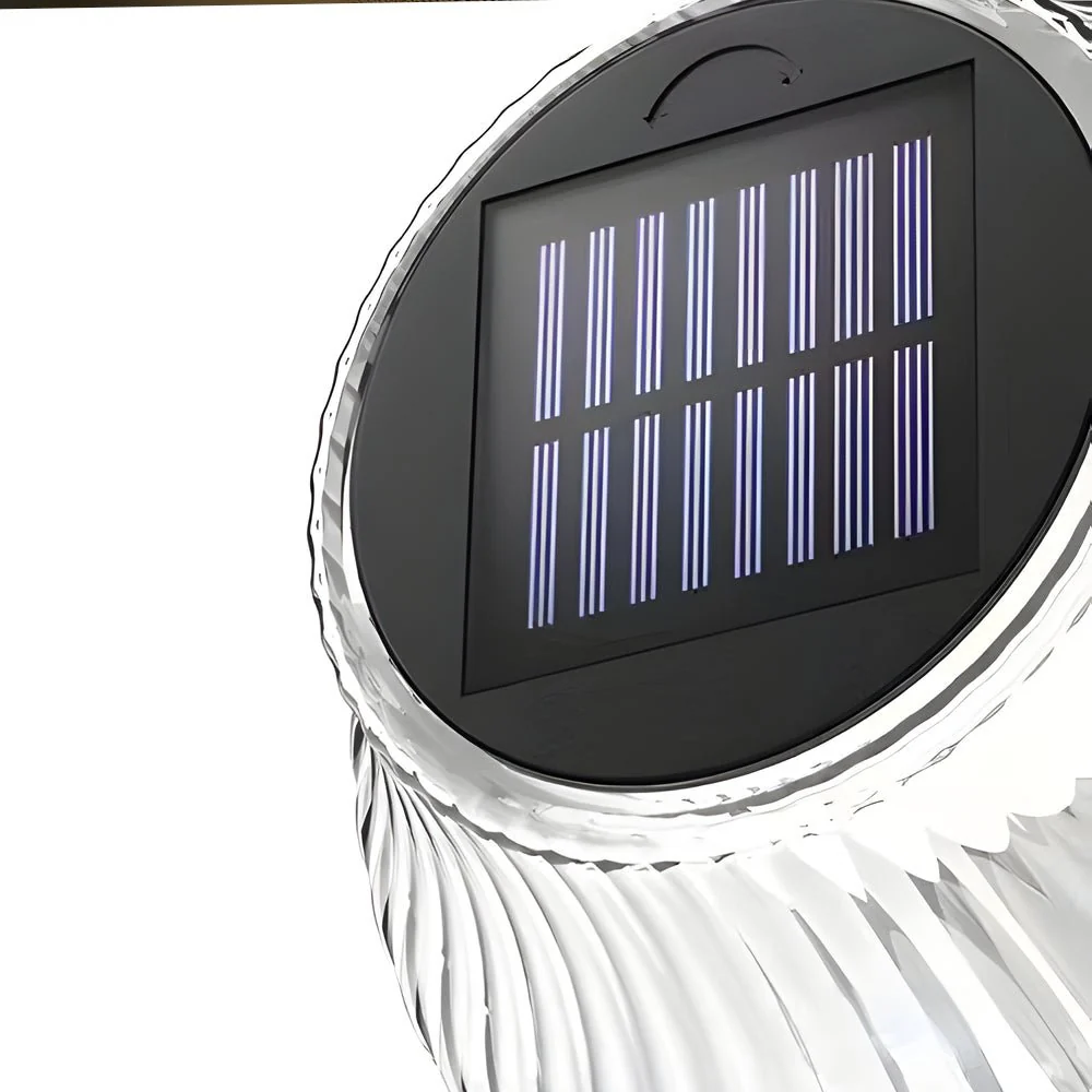 Precious lic Arm Solar Glass Outdoor Wall Light - Image 5